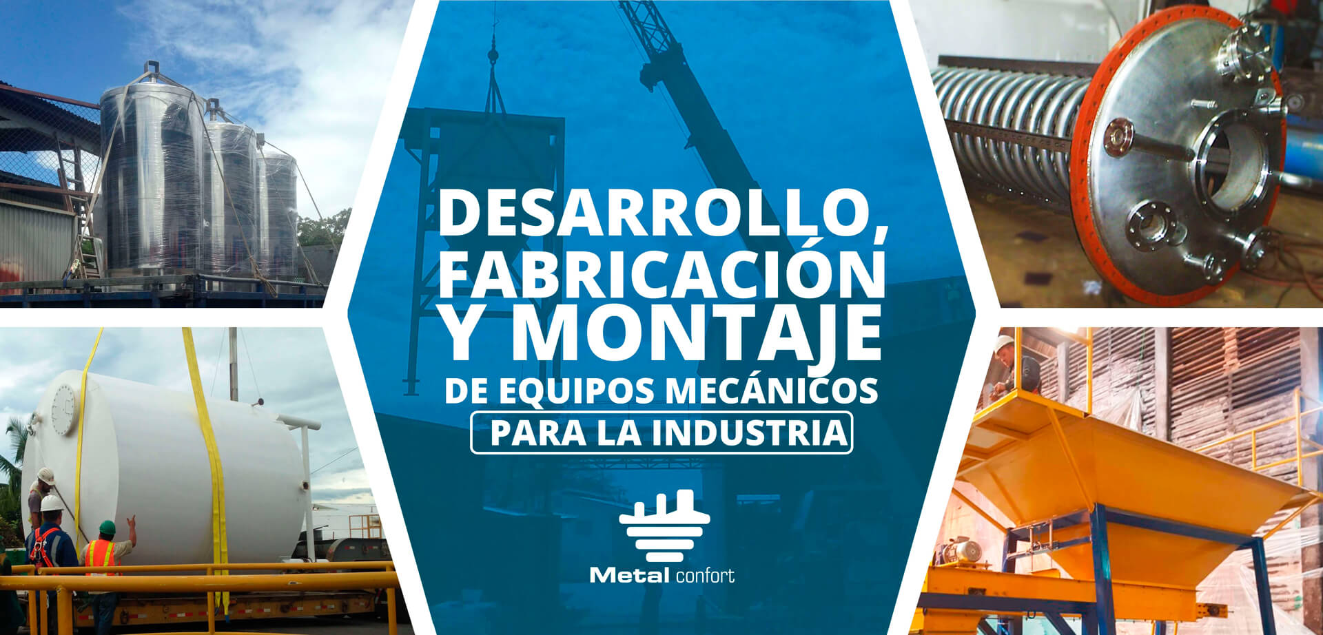 Desarrollo, fabricación y montaje de equipos mecánicos para la industria